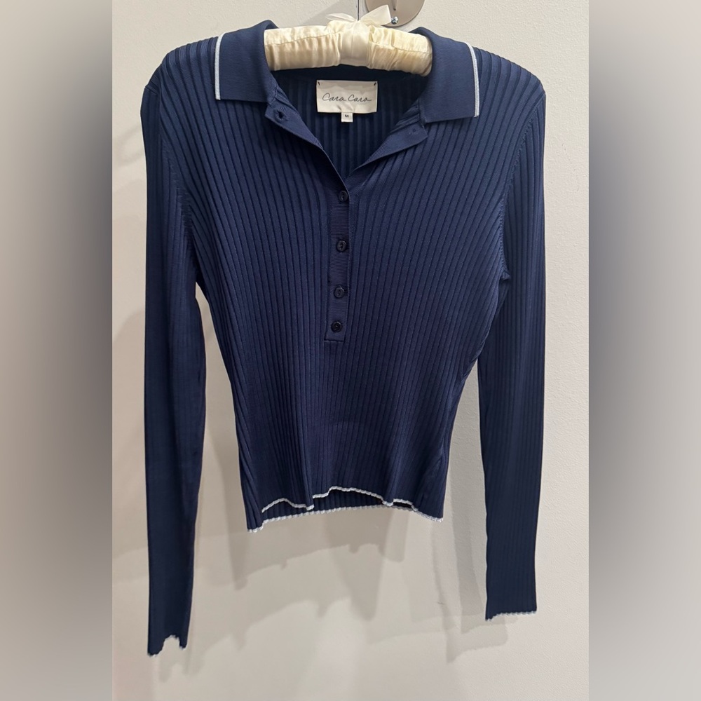 Cara Cara Lucy Ribbed Top . Like New. Size medium